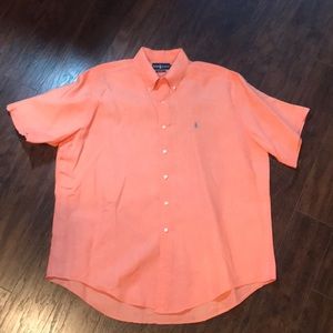 Polo Ralph Lauren linen s/s button down XL